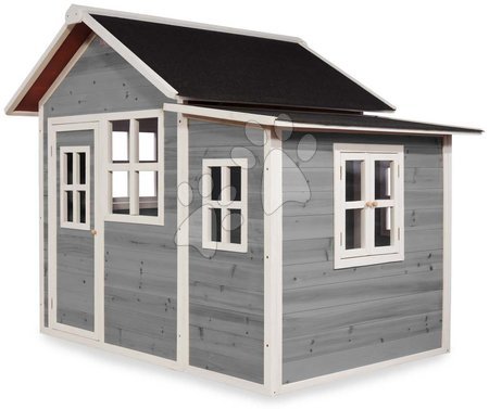 Wooden playhouses - EXIT Loft 150 wooden playhouse - gray - 2