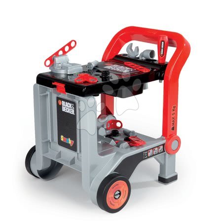 Workbench playsets - Black & Decker Devil Workmate 3in1 Smoby Work Trolley - 3