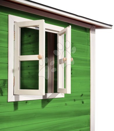 Wooden playhouses - EXIT Loft 300 wooden playhouse - green - 4