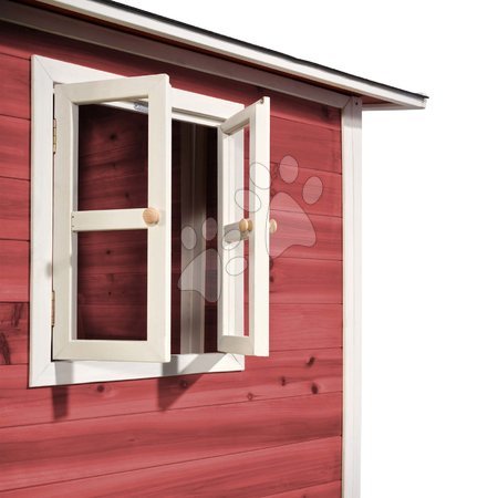 Wooden playhouses - EXIT Loft 300 wooden playhouse - red - 4