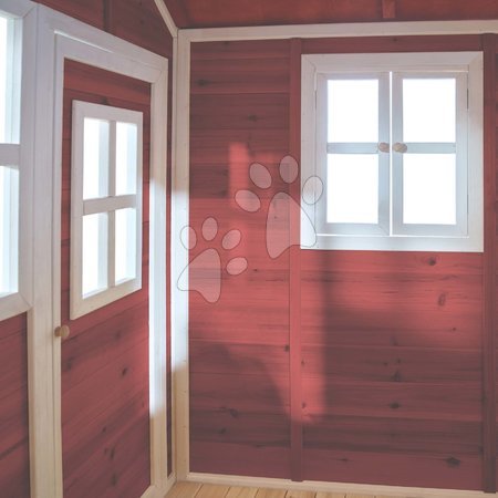 Wooden playhouses - EXIT Loft 300 wooden playhouse - red - 7