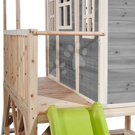 Wooden playhouses - EXIT Loft 550 wooden playhouse - grey - 4