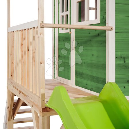 Wooden playhouses - EXIT Loft 700 wooden playhouse - green - 3