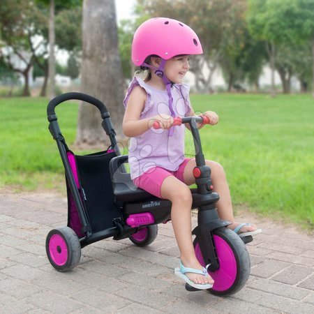 Tříkolky od 10 měsíců - Tříkolka skládací smarTfold 6v1 smarTrike - 5