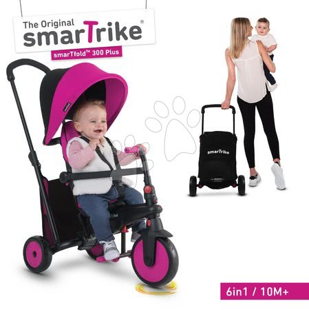 Tříkolky od 10 měsíců - Tříkolka skládací smarTfold 6v1 smarTrike - 17