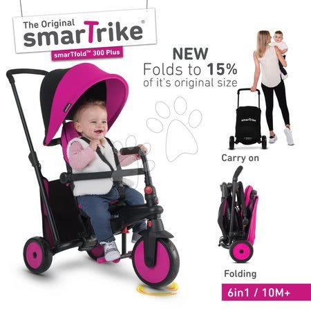 Tricikli za djecu od 10 mjeseci - Tricikl sklopivi smarTfold 6u1 smarTrike 300 Plus TouchSteering - 10