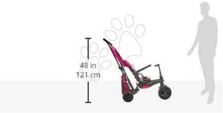 Triciklik 10 hónapos kortól - Tricikli összecsukható smarTfold 400S Pink 6in1 smarTrike - 11