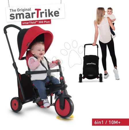 Tříkolky od 10 měsíců - Tříkolka skládací smarTfold 6v1 smarTrike - 16