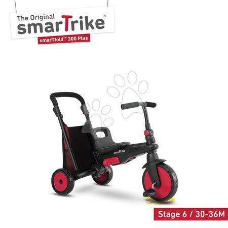 Tříkolky od 10 měsíců - Tříkolka skládací a sklápěcí smarTfold 6v1 smarTrike 300 Plus TouchSteering - 8