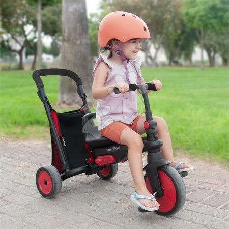 Tříkolky od 10 měsíců - Tříkolka skládací a sklápěcí smarTfold 6v1 smarTrike - 8