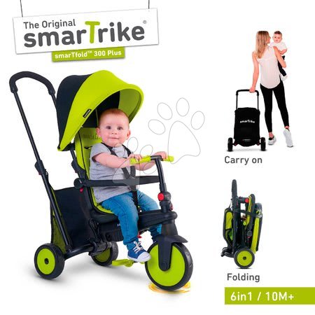 Tříkolky od 10 měsíců - Trojkolka skladacia a sklápateľná smarTfold 6v1 smarTrike - 10