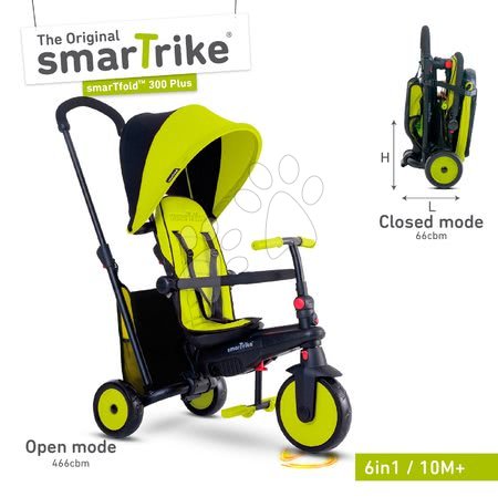 Tříkolky od 10 měsíců - Trojkolka skladacia a sklápateľná smarTfold 6v1 smarTrike - 11