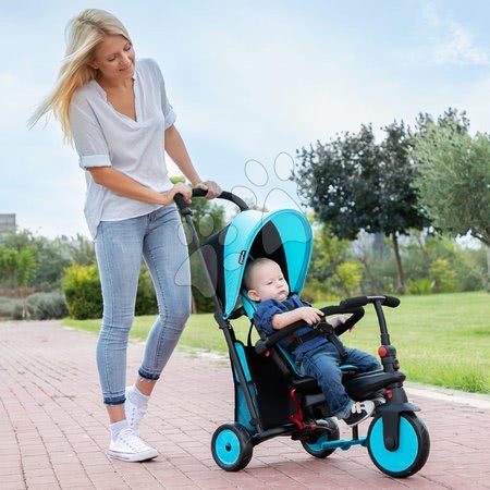 Tříkolky od 10 měsíců - Tříkolka skládací a sklápěcí smarTfold 6v1 smarTrike - 10