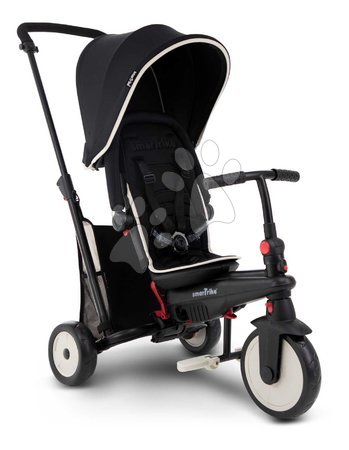 Tricycle à partir de 10 mois - Trotinette pliable et inclinable smarTfold 6 en 1 Noir smarTrike - 3