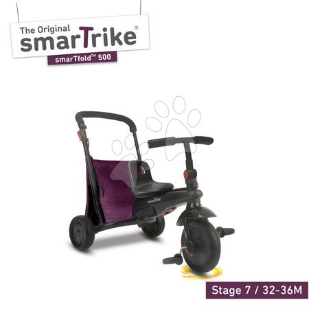 Tříkolky od 10 měsíců - Tříkolka skládací smarTfold 7v1 smarTrike - 8