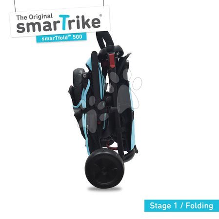 Tříkolky od 10 měsíců - Tříkolka skládací smarTfold 7v1 smarTrike - 2