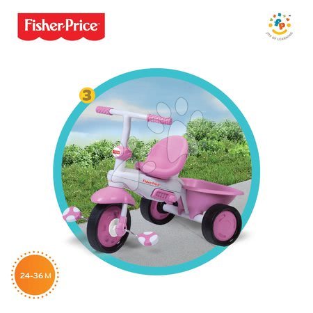 Triciklik 10 hónapos kortól - Tricikli Fisher-Price Elite Pink smarTrike - 7