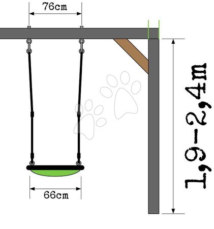 Hinták - Fészekhinta felfüggeszthető Swibee swing Exit Toys  - 4