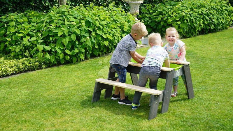 Wooden Sandpits - EXIT Aksent sand, water and picnic table - 6