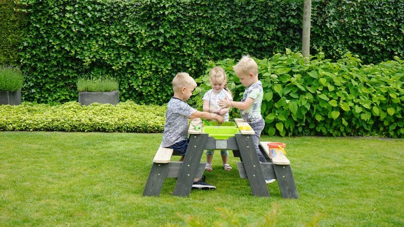 Wooden Sandpits - EXIT Aksent sand, water table and picnic table - 6