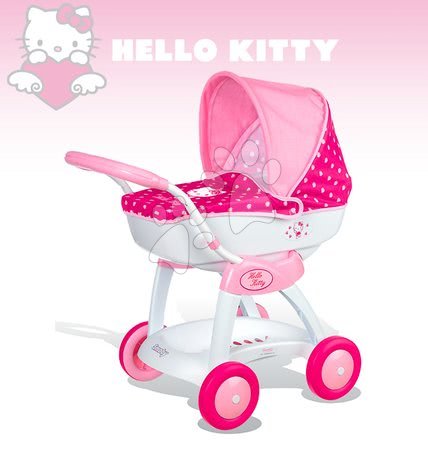 Kočíky od 18 mesiacov - Kočík pre bábiku Hello Kitty Smoby - 4