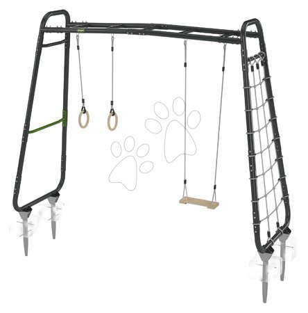 Stazione fitness multifunzione - Telaio per l'arrampicata multifunzione GetSet monkeybar MB210 Exit Toys - 8