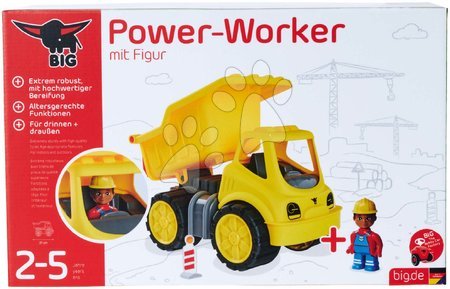 Toy trucks - Power Worker Dumper Truck + BIG Figurine - 14