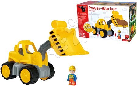 Hračky do písku - Nakladač Power Worker Wheel Loader + Figurine BIG_1