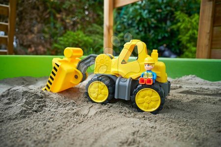 Stavební stroje - Nakladač Power Worker Wheel Loader + Figurine BIG - 2