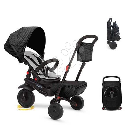 Tříkolky od 6 měsíců - Tříkolka skládací smarTfold 700 Black 7v1 smarTrike - 11