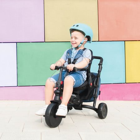 Tříkolky od 6 měsíců - Tříkolka skládací smarTfold 700 Blue 7v1 smarTrike - 7