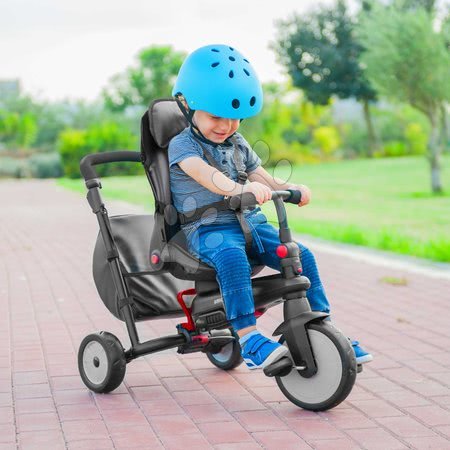 Tříkolky od 6 měsíců - Tříkolka a kočárek skládací STR7 Urban 7v1 smarTrike - 17