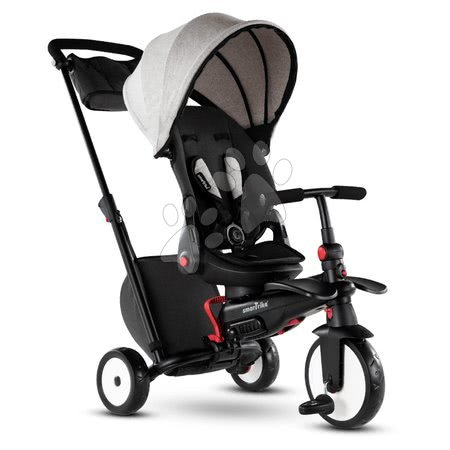 Tříkolky od 6 měsíců - Tříkolka skládací smarTfold 700S Warm Grey 7v1 smarTrike - 17