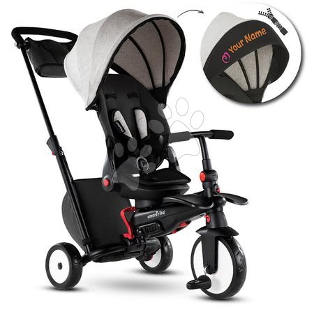 Tříkolky od 6 měsíců - Tříkolka skládací smarTfold 700S Warm Grey 7v1 smarTrike - 21