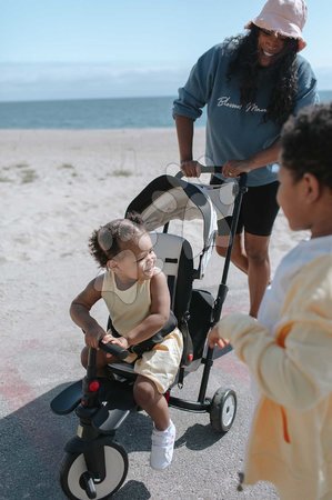 Tricycles à partir de 6 mois - Triporteur et poussette pliante STR7J Warm Grey 7v1 smarTrike - 42