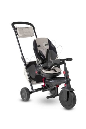 Tříkolky od 6 měsíců - Tříkolka skládací smarTfold 700S Warm Grey 7v1 smarTrike - 3