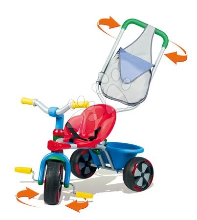 Neaktívna Staré položky - SMOBY 444500 Baby Ballade trojkolka Blue - 1