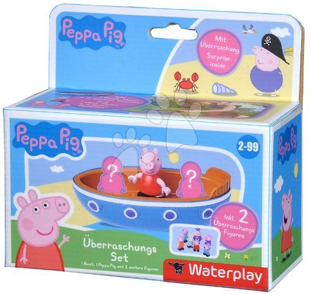 Építőjátékok BIG-Bloxx mint lego - Hajó figurával Peppa Pig Waterplay Surprise Boat Set BIG - 2