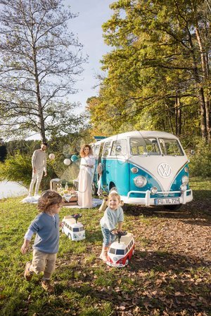 Draisiennes à partir de 18 mois - Trottinette minibus avec son Baby Volkswagen T1 Blue BIG - 7