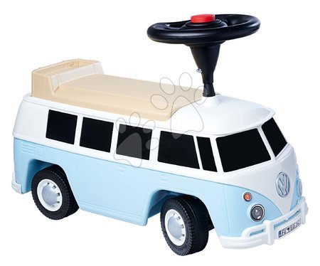 Babytaxiuri de la 18 luni - Babytaxiu microbuz cu sunete Baby Volkswagen T1 Blue BIG - 5