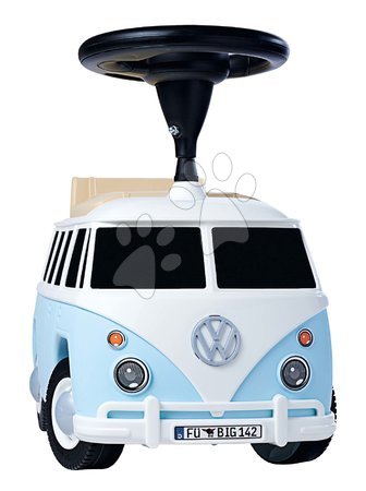 Babytaxiuri de la 18 luni - Babytaxiu microbuz cu sunete Baby Volkswagen T1 Blue BIG - 2