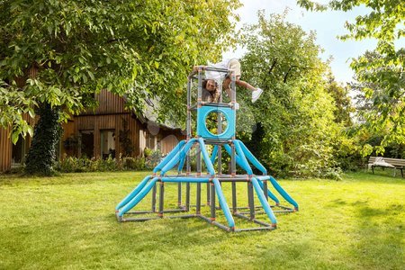 Climbing play structures for kids - Climbing frame with a hole for throwing a ball 4-story Giant Kraxxl BIG - 16