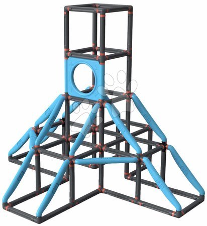 Climbing play structures for kids - Climbing frame with a hole for throwing a ball 4-story Giant Kraxxl BIG - 24