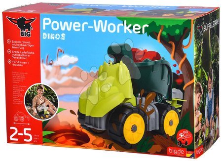 Tovornjaki - Tovornjak vrtalni Power Worker Mini Dino Triceratops Big  - 12