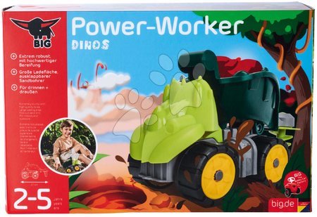 Tovornjaki - Tovornjak vrtalni Power Worker Mini Dino Triceratops Big  - 11