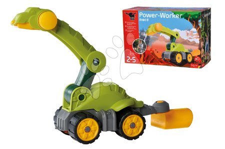 Utilaje construcție de jucărie - Utilaj de lucru cu plug Power Worker Mini Dino Diplodocus Big - 6