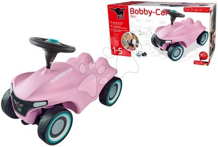 Ride-ons from 12 months - Bobby Car Neo Rosé BIG Ride-On Car - 5