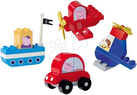 Dětské stavebnice - Stavebnice Peppa Pig Vehicles Set PlayBig Bloxx BIG_1