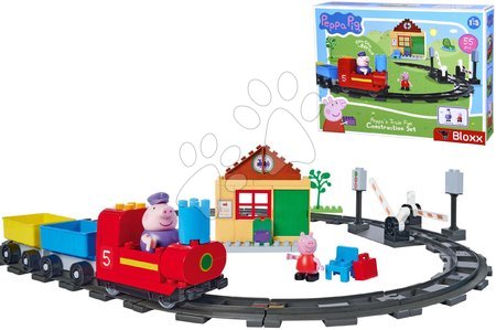 Építőjátékok BIG-Bloxx mint lego - Építőjáték elektronikus Peppa Pig Train Fun PlayBig Bloxx Big  - 12