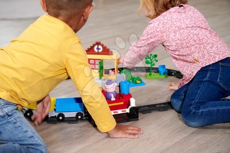 Építőjátékok BIG-Bloxx mint lego - Építőjáték elektronikus Peppa Pig Train Fun PlayBig Bloxx Big  - 4